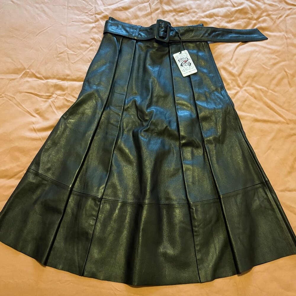 Tommy Hilfiger Zendaya Leather Skirt